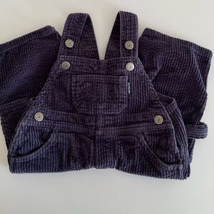 Vintage Carter's navy blue corduroy adjustable strap overalls size 3-6m